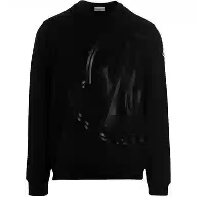 Moncler SS22 Crewneck Sweatshirt Black