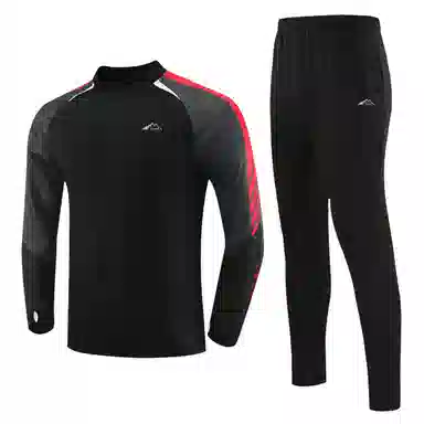 Saiki Patchwork Half-Zip Set