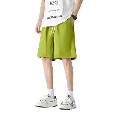 金盾 夏季五分裤宽松纯色休闲短裤 男款