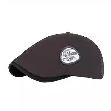 雅鹿优选 美式复古小众设计大头围前进帽休闲出行百搭文艺潮流 棉 贝雷帽 男女同款情侣款