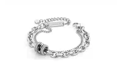 ENFANTIN Double Layer Lightning Cuban Chain Bracelet
