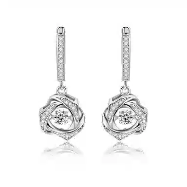 Jibofan Beating Heart Earrings