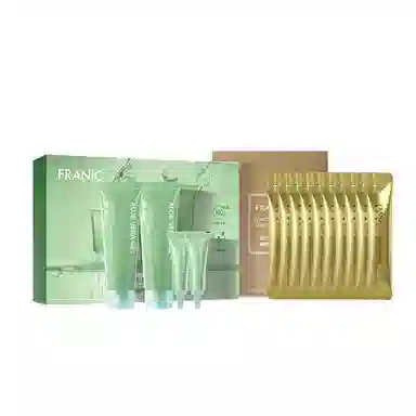 法兰琳卡 芦荟胶睡眠面膜护肤套装 保湿滋润 五件套