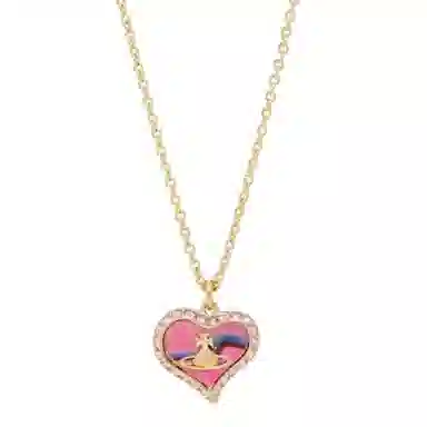 Vivienne Westwood Signature Brass Necklace Gold