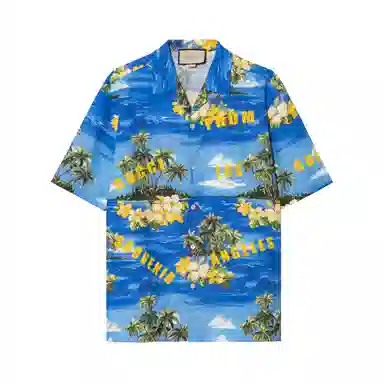 GUCCI SS22 Blue Shirt