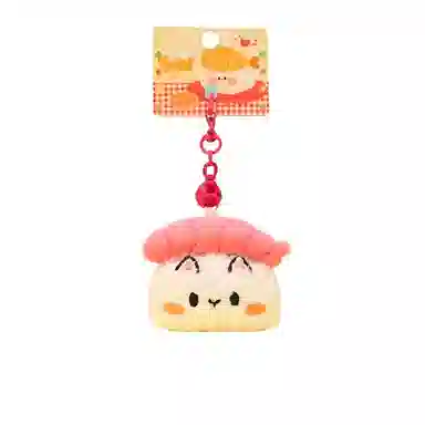丹琴 饭团寿司 可爱公仔玩偶钥匙扣书包背包挂饰个性潮流配饰品 毛绒 挂件 男女同款情侣款