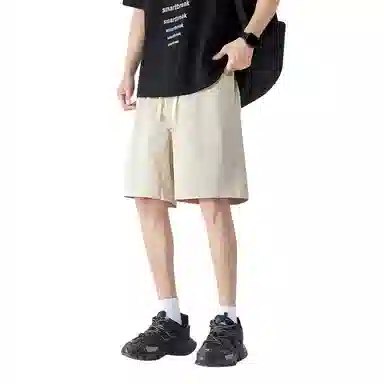 金盾 夏季五分裤宽松纯色休闲短裤 男款