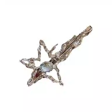 沂茹 月光液态星星清冷感前额 合金 发夹 女款