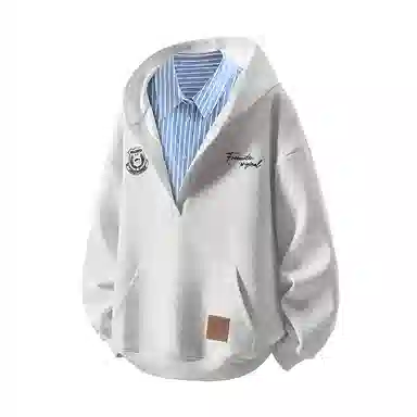 PISYPOX Retro Letter Print Hoodie