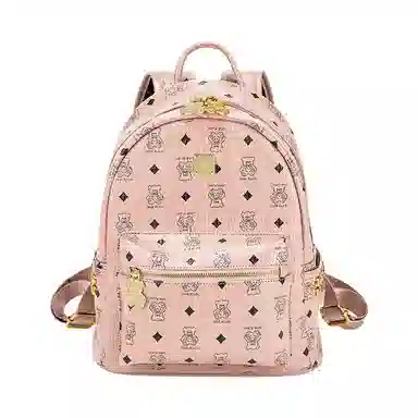 JANE KLAIN Vintage Bear Print Backpack