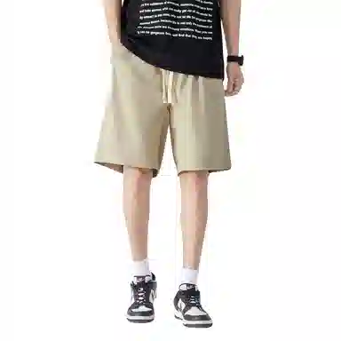 金盾 夏季五分裤宽松纯色休闲短裤 男款