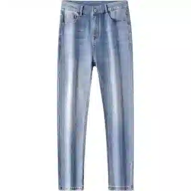 恒源祥 男士舒适长裤设计感牛仔裤 男款