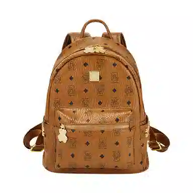 JANE KLAIN Vintage Bear Print Backpack