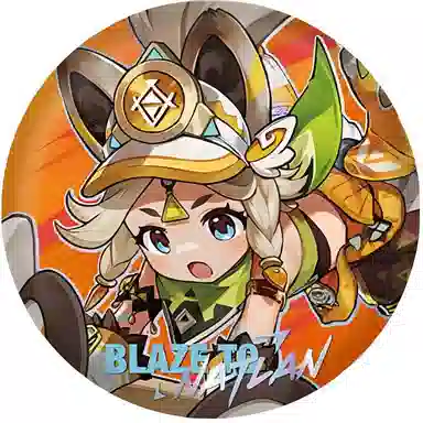 原神 燃动纳塔系列 基尼奇 玛拉妮 卡齐娜 徽章