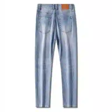 恒源祥 男士舒适长裤设计感牛仔裤 男款