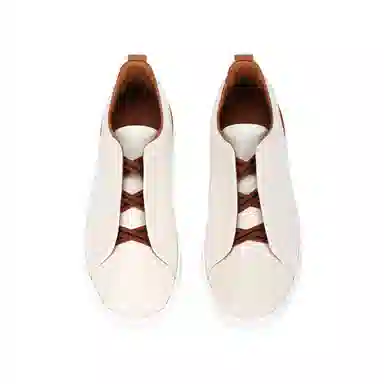 Zegna Triple Stitch White