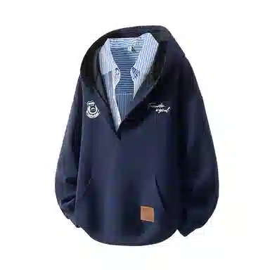 PISYPOX Retro Letter Print Hoodie