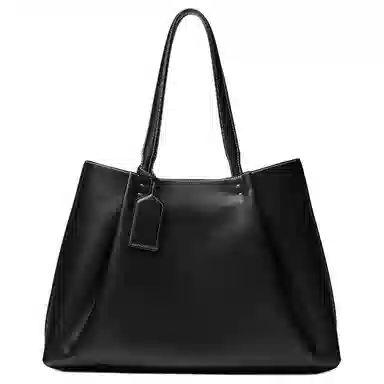 ZARA PU Tote Bag Large Black