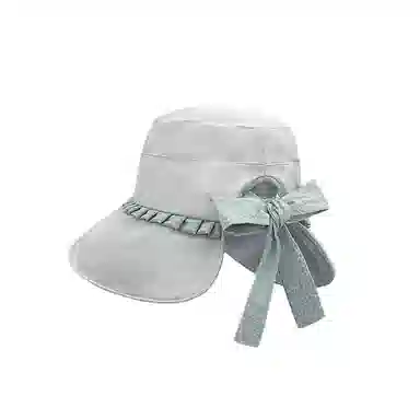 雅鹿优选 简约纯色轻奢感度假小香风夏季大檐显脸小遮阳时尚休闲 聚酯纤维 渔夫帽 女款