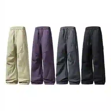 金盾 潮流夏季阔腿长裤休闲裤 男款