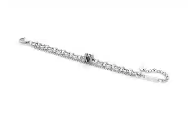 ENFANTIN Double Layer Lightning Cuban Chain Bracelet