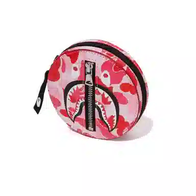 A BATHING APE Shark Round PU Wallet