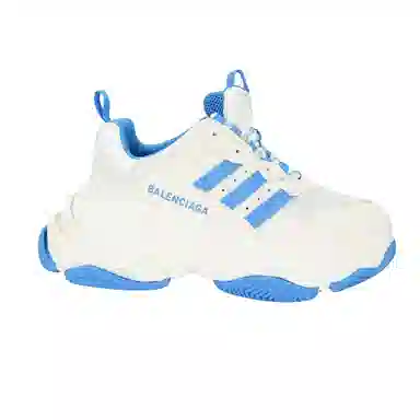 adidas x Balenciaga Triple S White Blue