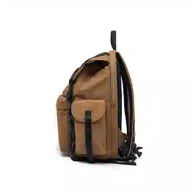 老人头 大容量登山骑行实用轻便通勤百搭背包 织物 双肩包 常规 男女同款情侣款 岩土棕