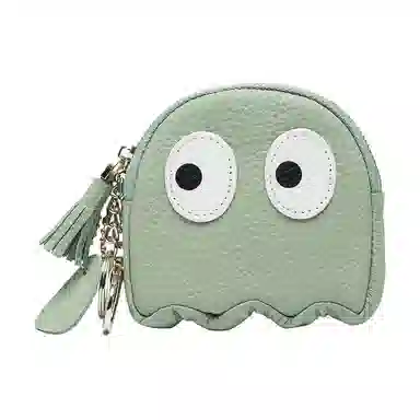 掐尖 创意卡通可爱拉链钱袋真皮硬币包小众设计软皮钥匙包卡包 头层牛皮 零钱包 女款 多色