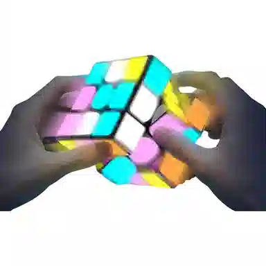 奇艺 夜光二三阶镜面夜光金字塔 魔方