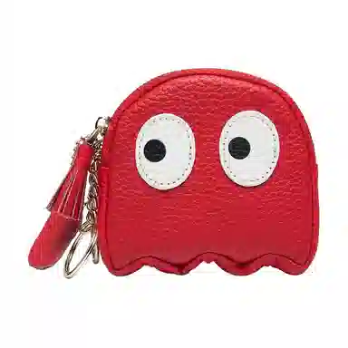 掐尖 创意卡通可爱拉链钱袋真皮硬币包小众设计软皮钥匙包卡包 头层牛皮 零钱包 女款 多色