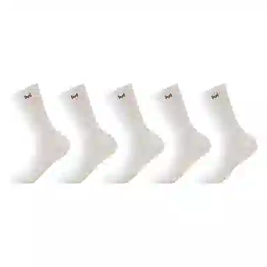 MIIOW 10A Antibacterial Socks Black White