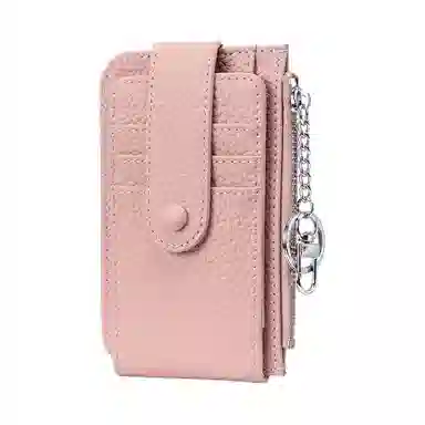 掐尖 小众设计多卡位纯色 头层牛皮 卡包 常规 男女同款情侣款 多色