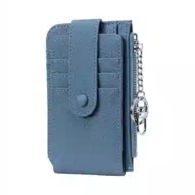 掐尖 小众设计多卡位纯色 头层牛皮 卡包 常规 男女同款情侣款 多色