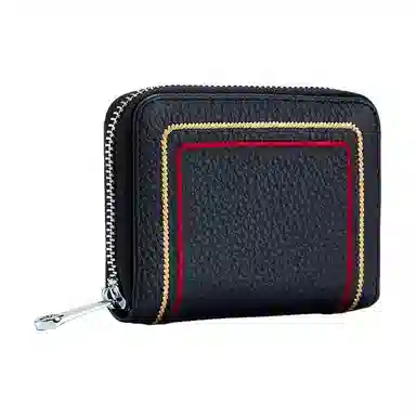 掐尖 多卡位卡片简约软皮零钱包硬币 头层牛皮 卡包 常规 女款 多色