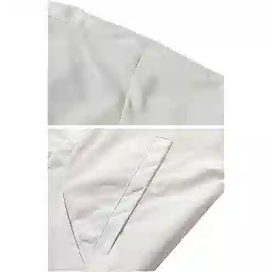 特斯型 美式简约基础宽松百搭教练棒球领时尚飞行服夹克外套 男女同款