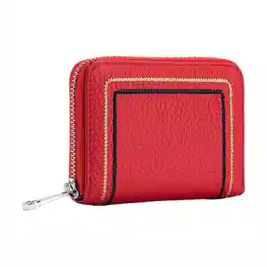 掐尖 多卡位卡片简约软皮零钱包硬币 头层牛皮 卡包 常规 女款 多色