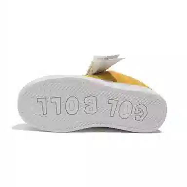 乐乐鱼 时尚复古潮流舒适 低帮 板鞋 女款 黄色