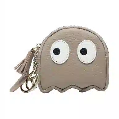 掐尖 创意卡通可爱拉链钱袋真皮硬币包小众设计软皮钥匙包卡包 头层牛皮 零钱包 女款 多色