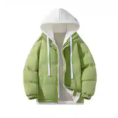 金盾 冬季假两件长袖外套棉服 男款