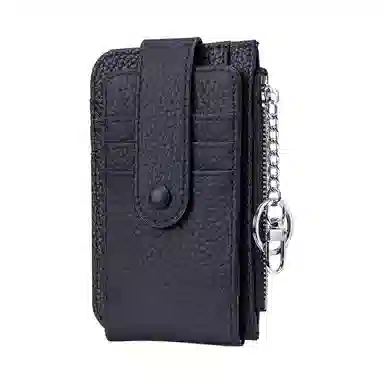 掐尖 小众设计多卡位纯色 头层牛皮 卡包 常规 男女同款情侣款 多色