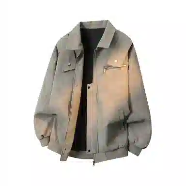 BOBBY ABLEY Gothic Logo Studded Jacket