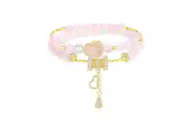 百利金 招财福禄 吉祥纳福顺遂如意国潮复古新中式精致轻奢优雅气质经典百搭小众设计葫芦转运珠手饰#好运 粉水晶 手串 男女同款情侣款