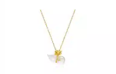 百利金 福禄莲莲 平安纳福吉祥顺遂国潮复古新中式精致轻奢气质百搭小众设计莲花葫芦吊坠锁骨链#好运 玉髓 项链 男女同款情侣款