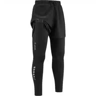 王者荣耀 明世隐款假两件内袋跑步运动健身美式高街潮流时尚通勤舒适日常百搭宽松排汗吸汗透气中腰系带休闲裤 男女同款