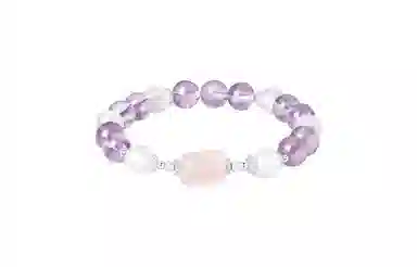 【紫定发财】 百利金 紫气东来 国潮复古新中式平安纳福顺遂如意精致轻奢优雅气质经典百搭转运珠手饰#好运 紫水晶 手串 男女同款情侣款