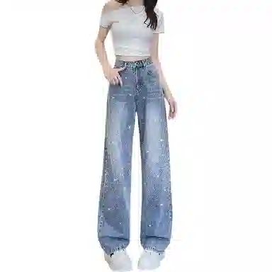 如续 休闲舒适简约牛仔裤 女款