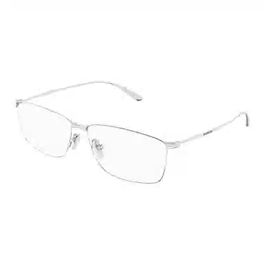 Balenciaga Metal Square Optical Frames Silver