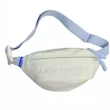 捷朗仕 简约休闲防泼水百搭 涤纶（聚酯纤维） 胸包 常规 男女同款情侣款 米白色/黑色/紫色/黄色/蓝色/粉色