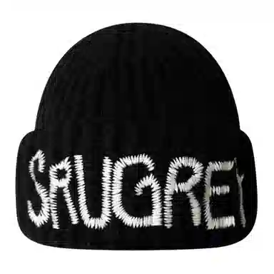 Cgediao Letter Embroidered Knit Hat